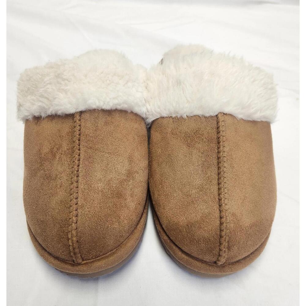 Pre-owned Fuzzy Slip-on House Shoes Women's Slippers